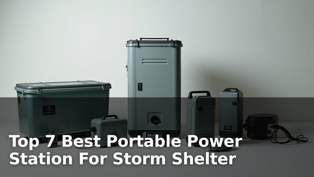 Best Portable Power Station For Storm Shelter