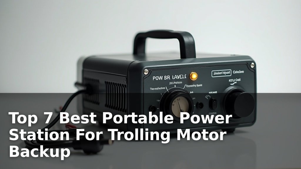 Best Portable Power Station For Trolling Motor Backup