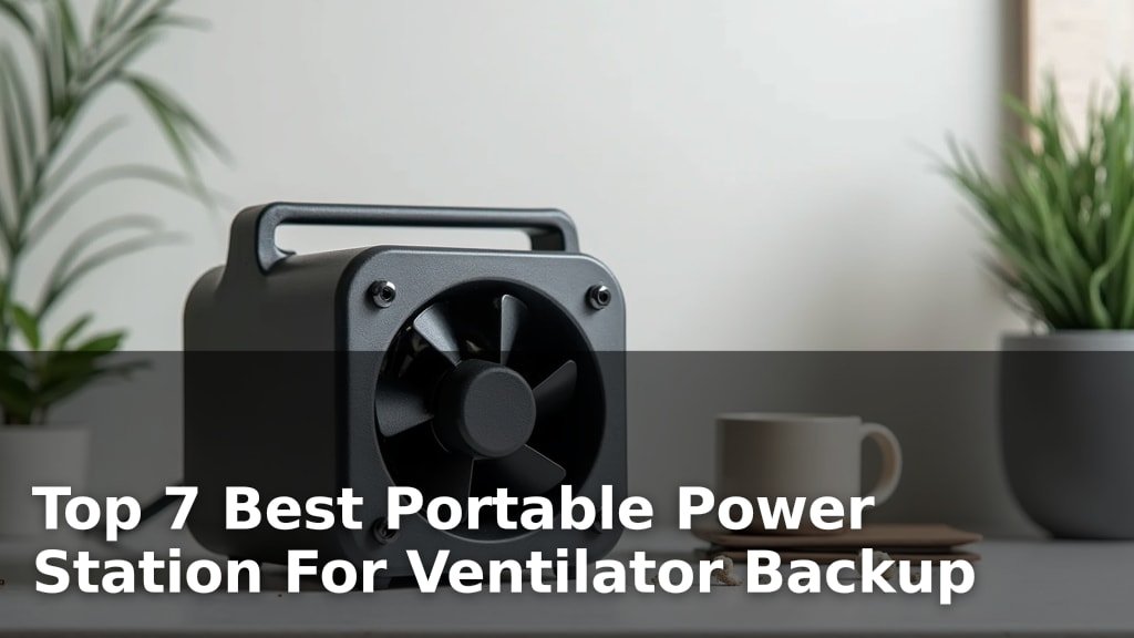 Best Portable Power Station For Ventilator Backup