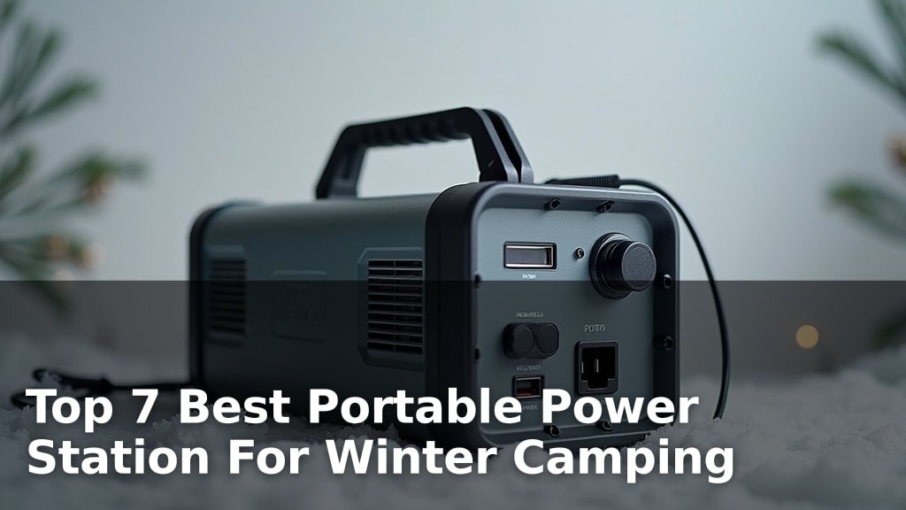 Best Portable Power Station For Winter Camping