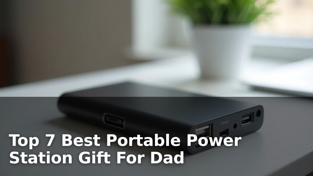 Best Portable Power Station Gift For Dad