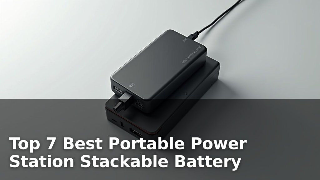 Best Portable Power Station Stackable Battery