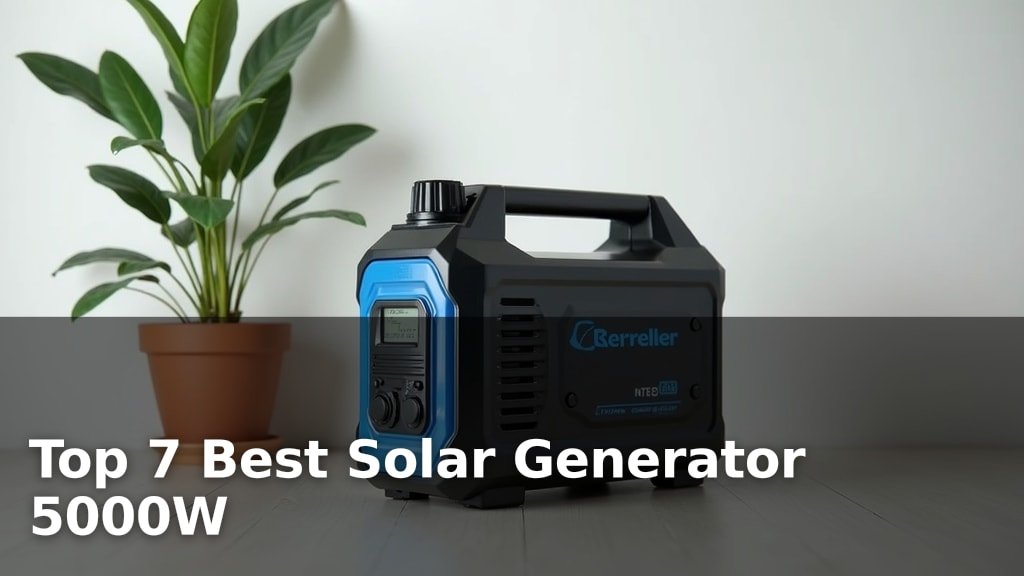 Best Solar Generator 5000W