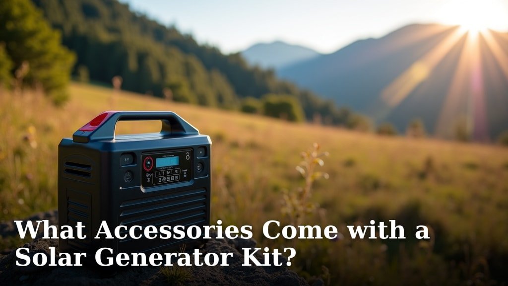What Accessories Come with a Solar Generator Kit?