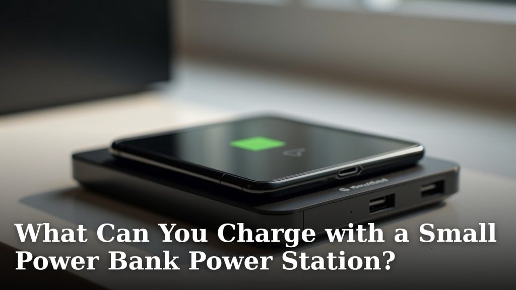 What Can You Charge with a Small Power Bank Power Station?