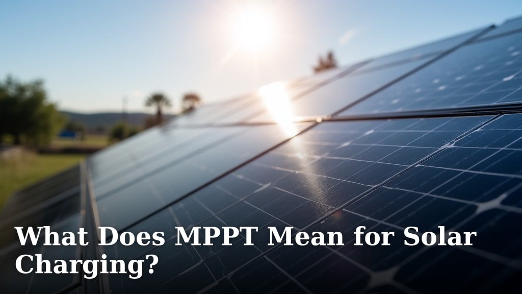 What Does MPPT Mean for Solar Charging?