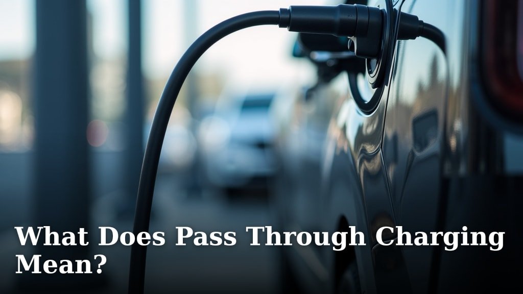 What Does Pass Through Charging Mean?