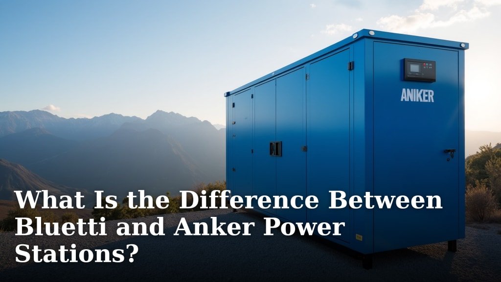 What Is the Difference Between Bluetti and Anker Power Stations?