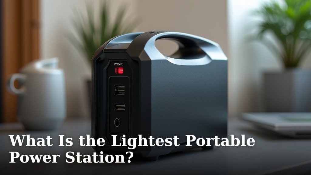 What Is the Lightest Portable Power Station?