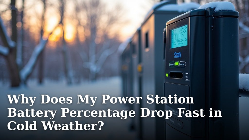Why Does My Power Station Battery Percentage Drop Fast in Cold Weather?