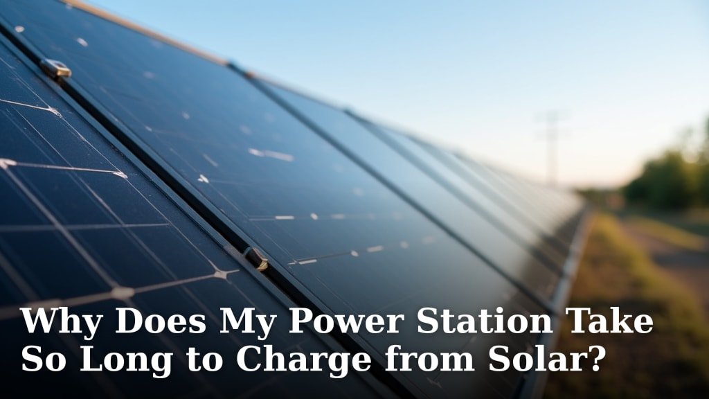 Why Does My Power Station Take So Long to Charge from Solar?
