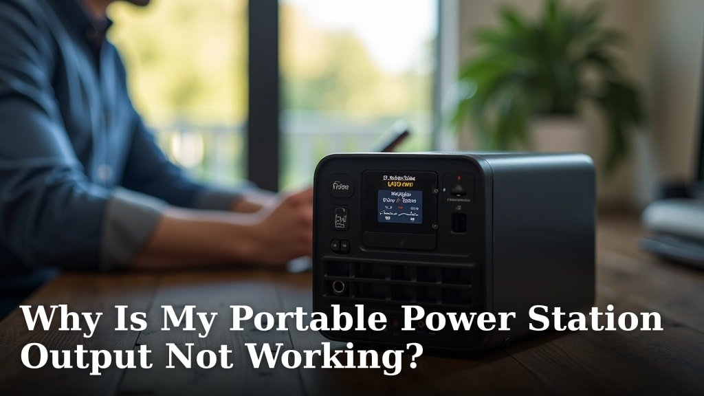 Why Is My Portable Power Station Output Not Working?